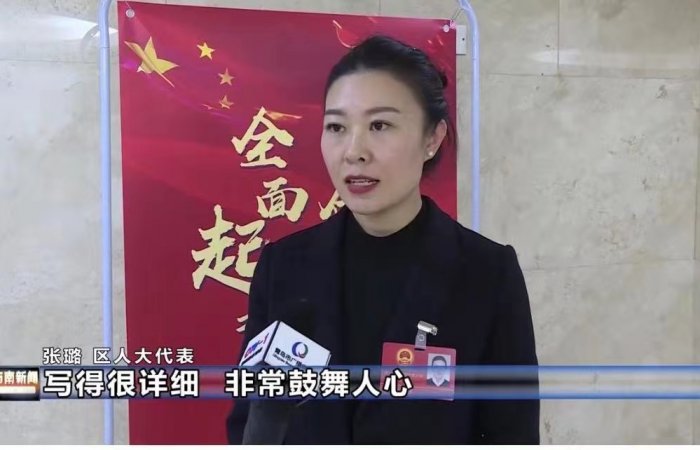 集團(tuán)副總經(jīng)理張璐參加市南區(qū)“兩會(huì)”，為市區(qū)發(fā)展建言獻(xiàn)策